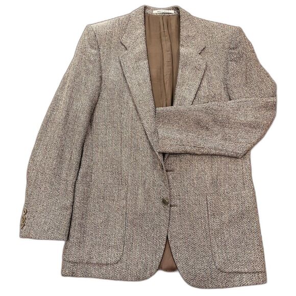 Vintage Yves Saint Laurent Menswear Blazer Tweed French Tailoring Robinson’s - Picture 4 of 11
